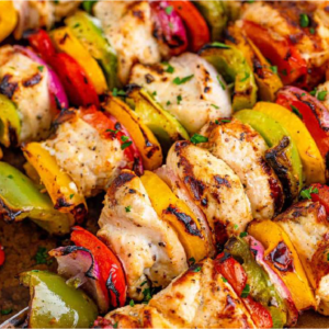 Chicken and Bell Pepper Skewer